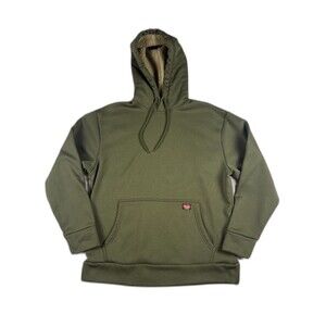 Wrangler Workwear with Sherpa Hoodie‎ Men's Size Large Sweatshirt Green
